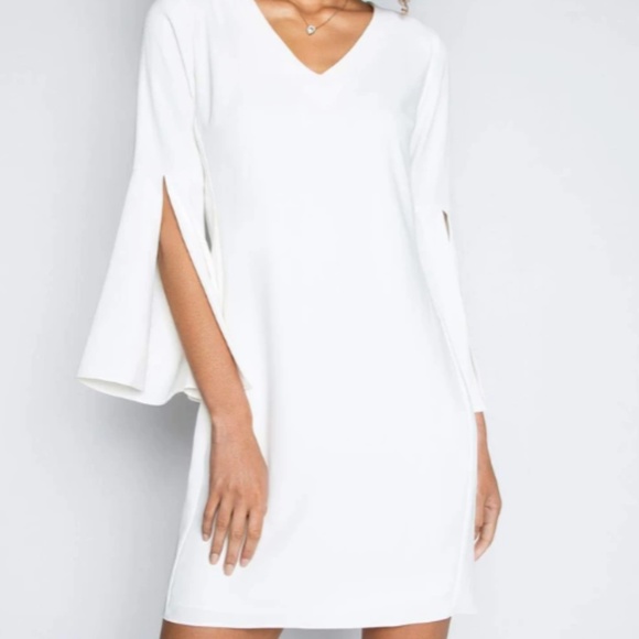 Amanda Uprichard White Midi Dress - Picture 1 of 4